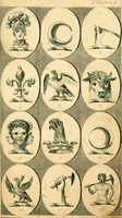 Picture 12 of 114 from British crests : containing the crests and mottos of the families of Great Britain and Ireland; together with those of the principal cities; and a glossary of heraldic terms (1817), leaf 30