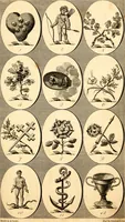 Picture 18 of 114 from British crests : containing the crests and mottos of the families of Great Britain and Ireland; together with those of the principal cities; and a glossary of heraldic terms (1817), leaf 42