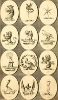 An illustration from British crests : containing the crests and mottos of the families of Great Britain and Ireland; together with those of the principal cities; and a glossary of heraldic terms (1817)
