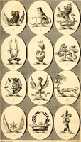 Picture 22 of 114 from British crests : containing the crests and mottos of the families of Great Britain and Ireland; together with those of the principal cities; and a glossary of heraldic terms (1817), leaf 50