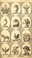 Picture 30 of 114 from British crests : containing the crests and mottos of the families of Great Britain and Ireland; together with those of the principal cities; and a glossary of heraldic terms (1817), leaf 66