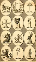 An illustration from British crests : containing the crests and mottos of the families of Great Britain and Ireland; together with those of the principal cities; and a glossary of heraldic terms (1817)