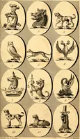 Picture 39 of 114 from British crests : containing the crests and mottos of the families of Great Britain and Ireland; together with those of the principal cities; and a glossary of heraldic terms (1817), leaf 84