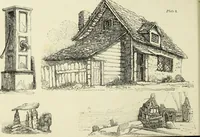 An illustration from The British drawing-book : or, the art of drawing with accuracy and beauty, containing a series of progressive lessons on drawing landscape scenery, marine views, architecture, animals, the human figure, &c. &c. also, a complete system of practical perspective, illustrated with numerous practical subjects (1845)