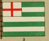 Picture 13 of 26 from British flags, their early history, and their development at sea; with an account of the origin of the flag as a national device (1922), leaf 130
