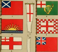 An illustration from British flags, their early history, and their development at sea; with an account of the origin of the flag as a national device (1922)