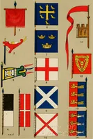 Picture 2 of 26 from British flags, their early history, and their development at sea; with an account of the origin of the flag as a national device (1922), leaf 24