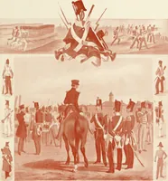 An illustration from British military prints (1909)