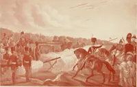 An illustration from British military prints (1909)