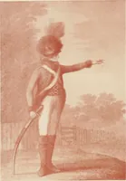An illustration from British military prints (1909)