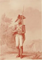 An illustration from British military prints (1909)