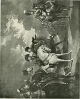 An illustration from British military prints (1909)