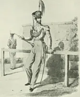 An illustration from British military prints (1909)