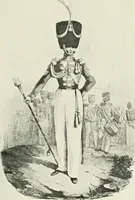 An illustration from British military prints (1909)