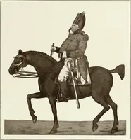 An illustration from British military prints (1909)