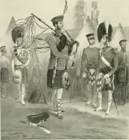 An illustration from British military prints (1909)
