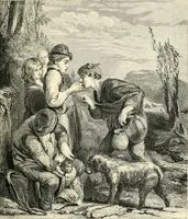 An illustration from British painters; with eighty examples of their work engraved on wood (1881)