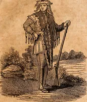 An illustration from Brother Jonathan's almanac, for the year of our Lord 1847 (1846)
