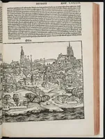 An illustration from Register des Buchs der Croniken vnd Geschichten : mit Figure[n] vnd Pildnüssen von Anbegi[n]n der Welt bis auf dise v[n]nsere Zeit