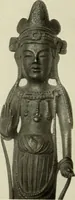 An illustration from Buddhistische plastik in Japan bis in den beginn des 8. jahrhunderts n. Chr (1919)