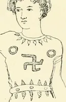 An illustration from The Buddhist praying-wheel : a collection of material bearing upon the symbolism of the wheel and circular movements in custom and religious ritual (1896)