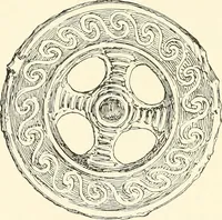 An illustration from The Buddhist praying-wheel : a collection of material bearing upon the symbolism of the wheel and circular movements in custom and religious ritual (1896)