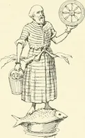 An illustration from The Buddhist praying-wheel : a collection of material bearing upon the symbolism of the wheel and circular movements in custom and religious ritual (1896)