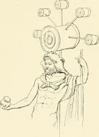 An illustration from The Buddhist praying-wheel : a collection of material bearing upon the symbolism of the wheel and circular movements in custom and religious ritual (1896)
