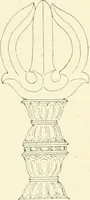 An illustration from The Buddhist praying-wheel : a collection of material bearing upon the symbolism of the wheel and circular movements in custom and religious ritual (1896)