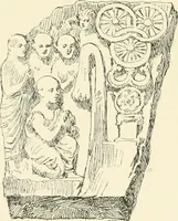 An illustration from The Buddhist praying-wheel : a collection of material bearing upon the symbolism of the wheel and circular movements in custom and religious ritual (1896)