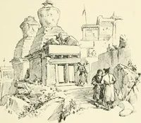 An illustration from The Buddhist praying-wheel : a collection of material bearing upon the symbolism of the wheel and circular movements in custom and religious ritual (1896)