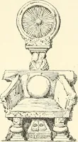 An illustration from The Buddhist praying-wheel : a collection of material bearing upon the symbolism of the wheel and circular movements in custom and religious ritual (1896)