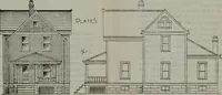 Picture 57 of 280 from Builder's architectural drawing self-taught : containing descriptions of drawing instruments and accessories, with rules for using them, and hints as to their care and management ... (1903), leaf 105