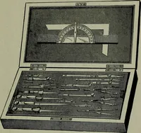 An illustration from Builder's architectural drawing self-taught : containing descriptions of drawing instruments and accessories, with rules for using them, and hints as to their care and management ... (1903)