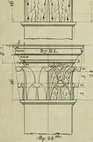 An illustration from The builder's director, or bench-mate : being a pocket-treasury of the Grecian, Roman and Gothic orders of architecture ... : wherein the orders of Andrea Palladio are truly laid down, free from erroneous measures ... (1751)