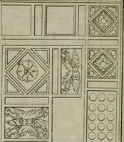 An illustration from The builder's director, or bench-mate : being a pocket-treasury of the Grecian, Roman and Gothic orders of architecture ... : wherein the orders of Andrea Palladio are truly laid down, free from erroneous measures ... (1751)