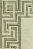 An illustration from The builder's director, or bench-mate : being a pocket-treasury of the Grecian, Roman and Gothic orders of architecture ... : wherein the orders of Andrea Palladio are truly laid down, free from erroneous measures ... (1751)