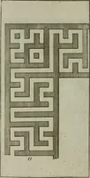 An illustration from The builder's director, or bench-mate : being a pocket-treasury of the Grecian, Roman and Gothic orders of architecture ... : wherein the orders of Andrea Palladio are truly laid down, free from erroneous measures ... (1751)