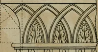 An illustration from The builder's director, or bench-mate : being a pocket-treasury of the Grecian, Roman and Gothic orders of architecture ... : wherein the orders of Andrea Palladio are truly laid down, free from erroneous measures ... (1751)