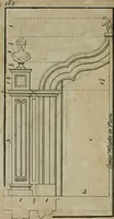 An illustration from The builder's director, or bench-mate : being a pocket-treasury of the Grecian, Roman and Gothic orders of architecture ... : wherein the orders of Andrea Palladio are truly laid down, free from erroneous measures ... (1751)