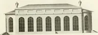 An illustration from The builder's magazine, or, A universal dictionary for architects, carpenters, masons, bricklayers, &c. as well as for every gentleman who would wish to be a competent judge of the elegant and necessary art of building : consisting of designs in architecture ... : together with the plans and sections serving as an unerring assistant in the construction of any building, from a palace to a cottage ... (1800)