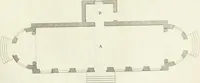 An illustration from The builder's magazine, or, A universal dictionary for architects, carpenters, masons, bricklayers, &c. as well as for every gentleman who would wish to be a competent judge of the elegant and necessary art of building : consisting of designs in architecture ... : together with the plans and sections serving as an unerring assistant in the construction of any building, from a palace to a cottage ... (1800)
