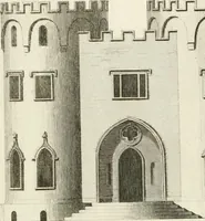 An illustration from The builder's magazine, or, A universal dictionary for architects, carpenters, masons, bricklayers, &c. as well as for every gentleman who would wish to be a competent judge of the elegant and necessary art of building : consisting of designs in architecture ... : together with the plans and sections serving as an unerring assistant in the construction of any building, from a palace to a cottage ... (1800)