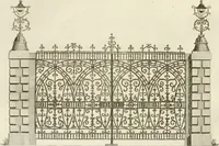 An illustration from The builder's magazine, or, A universal dictionary for architects, carpenters, masons, bricklayers, &c. as well as for every gentleman who would wish to be a competent judge of the elegant and necessary art of building : consisting of designs in architecture ... : together with the plans and sections serving as an unerring assistant in the construction of any building, from a palace to a cottage ... (1800)