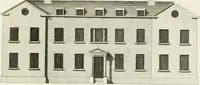 An illustration from The builder's magazine, or, A universal dictionary for architects, carpenters, masons, bricklayers, &c. as well as for every gentleman who would wish to be a competent judge of the elegant and necessary art of building : consisting of designs in architecture ... : together with the plans and sections serving as an unerring assistant in the construction of any building, from a palace to a cottage ... (1800)