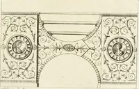 An illustration from The builder's magazine, or, A universal dictionary for architects, carpenters, masons, bricklayers, &c. as well as for every gentleman who would wish to be a competent judge of the elegant and necessary art of building : consisting of designs in architecture ... : together with the plans and sections serving as an unerring assistant in the construction of any building, from a palace to a cottage ... (1800)