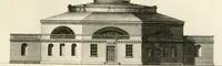 An illustration from The builder's magazine, or, A universal dictionary for architects, carpenters, masons, bricklayers, &c. as well as for every gentleman who would wish to be a competent judge of the elegant and necessary art of building : consisting of designs in architecture ... : together with the plans and sections serving as an unerring assistant in the construction of any building, from a palace to a cottage ... (1800)