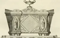 An illustration from The builder's magazine, or, A universal dictionary for architects, carpenters, masons, bricklayers, &c. as well as for every gentleman who would wish to be a competent judge of the elegant and necessary art of building : consisting of designs in architecture ... : together with the plans and sections serving as an unerring assistant in the construction of any building, from a palace to a cottage ... (1800)