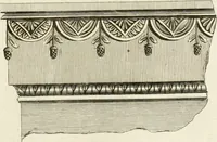 An illustration from The builder's magazine, or, A universal dictionary for architects, carpenters, masons, bricklayers, &c. as well as for every gentleman who would wish to be a competent judge of the elegant and necessary art of building : consisting of designs in architecture ... : together with the plans and sections serving as an unerring assistant in the construction of any building, from a palace to a cottage ... (1800)