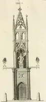 An illustration from The builder's magazine, or, A universal dictionary for architects, carpenters, masons, bricklayers, &c. as well as for every gentleman who would wish to be a competent judge of the elegant and necessary art of building : consisting of designs in architecture ... : together with the plans and sections serving as an unerring assistant in the construction of any building, from a palace to a cottage ... (1800)